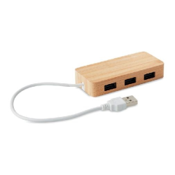 Hub USB 3 ports Bambou VINA
