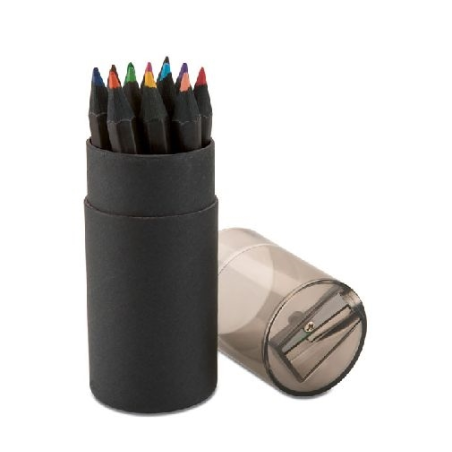 12 crayons de couleurs s BLOCKY