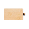 USB 16GB boitier bambou CREDITCARD PLUS