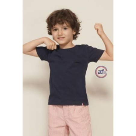 LOU TEE-SHIRT ENFANT COL ROND MADE IN FRANCE