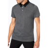 Polo jersey bicolore homme