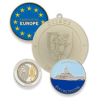 MÉDAILLE ET PRESSE-PAPIERS- MADE IN EUROPE