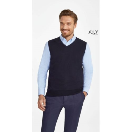GENTLEMEN PULL SANS MANCHE COL V UNISEXE GENTLEMEN PULL SANS MANCHE COL V UNISEXE
