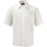 CHEMISE HOMME POPELINE PUR COTON MANCHES COURTES