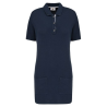Polo long manches courtes femme