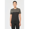 T-shirt bicolore écoresponsable manches courtes unisexe