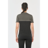 T-shirt bicolore écoresponsable manches courtes unisexe