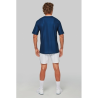 T-shirt de padel bicolore à manches raglan homme