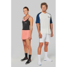 T-shirt de padel bicolore à manches raglan homme