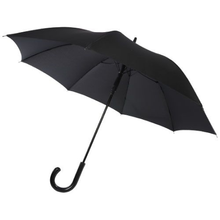 Parapluie Fontana de 23" à ouverture automatique avec aspect carbone et poignée courbe Parapluie Fontana de 23" à ouverture automatique avec aspect carbone et poignée courbe