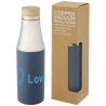 Bouteille Hulan de 540 ml en acier inoxydable avec  cuivre et isolation par le vide avec couvercle en bambou
