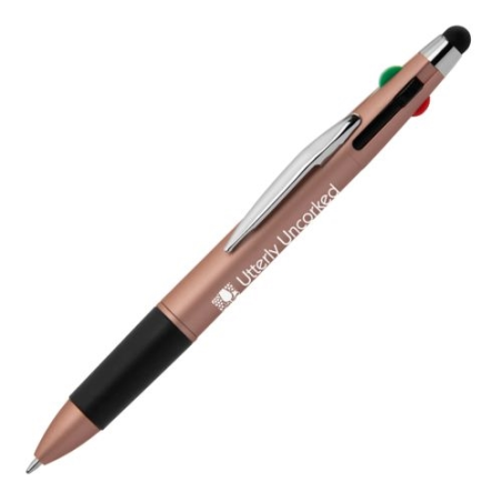 Quattro Softy Métallique multi-encres avec stylet Quattro Softy Métallique multi-encres avec stylet