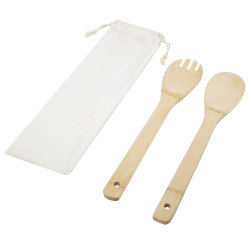 Cuillère et fourchette à salade Endiv en bambou