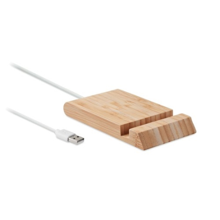 Chargeur sans fil en bambou ODOS Chargeur sans fil en bambou ODOS