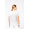 T-shirt col V manches courtes femme