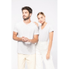 T-shirt col V manches courtes femme