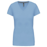 T-shirt col V manches courtes femme