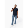 T-shirt col rond manches courtes homme