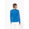 T-shirt col V manches longues femme