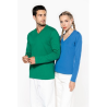 T-shirt col V manches longues femme
