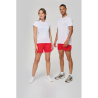 T-shirt de sport bi-matière manches courtes femme
