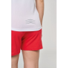T-shirt de sport bi-matière manches courtes femme