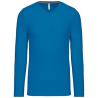 T-shirt col V manches longues