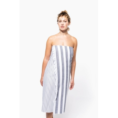Fouta rayée avec franges Fouta rayée avec franges