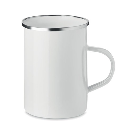 Tasse en métal couche d'émail SILVER Tasse en métal couche d'émail SILVER