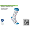chaussettes jacquard Organique Classique Premium par Kingly Socks