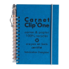 CARNET A6 SANS CRAYON CLIP ONE