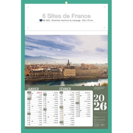 6 SITES DE FRANCE