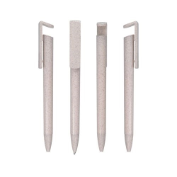 STYLO À BILLE EN PAILLE ET ABS