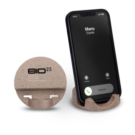 SUPPORT TELEPHONE EN PLASTIQUE BIO-SOURCÉ