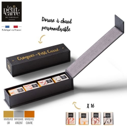 Coffret Elégance 16 carrés de chocolat