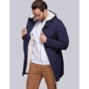 Parka longue intérieur sherpa