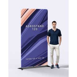 Stand Noir HD 85 x 200 cm