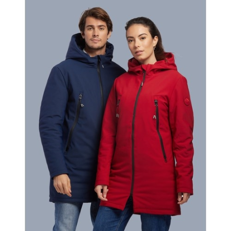 Parka longue unisexe avec doublure doudoune