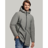 Parka longue unisexe avec doublure doudoune