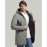 Parka longue unisexe avec doublure doudoune
