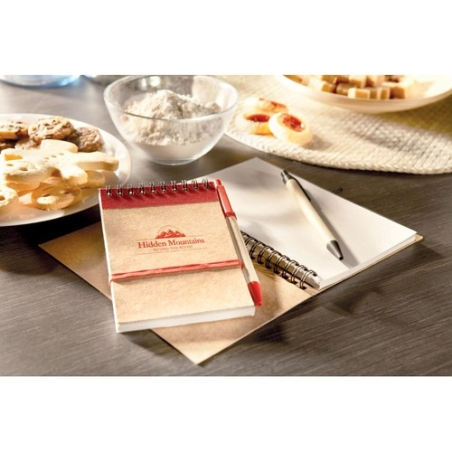 SONORA Bloc-notes recyclé et stylo