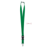 WIDE LANY Lanyard crochet métal 25mm