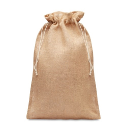 JUTE LARGE Grand sac cadeau en jute 30x47