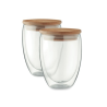 TIRANA SET Lot de 2 verres 350 ml