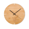 ESFERE Horloge murale en bambou