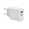 PORT Chargeur 18W 2 ports, prise UE