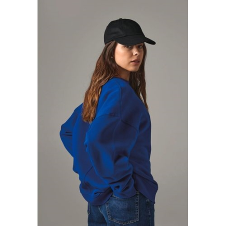 Casquette profil bas en coton drill - 6 panneaux