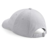 Casquette profil bas en coton drill - 6 panneaux