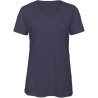 T-shirt Triblend col V Femme