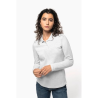 Polo manches longues femme